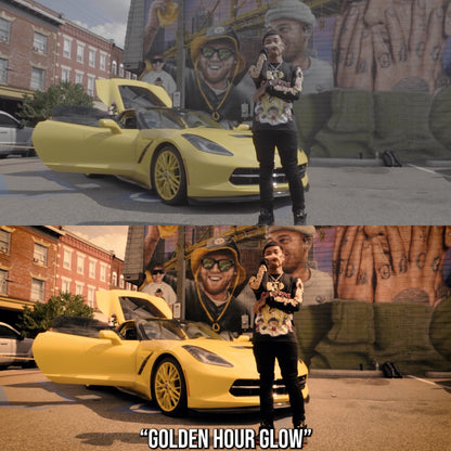 Cinematic LUT presets included in the bundle, optimized for Sony S-Log footage and professional color grading.